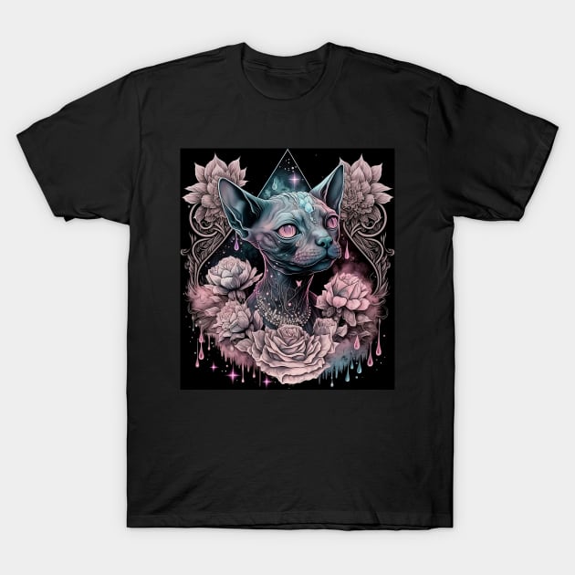 Triangle Sphynx T-Shirt by Enchanted Reverie